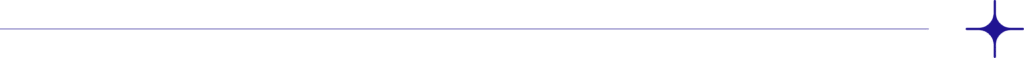 Blue line with star design elements
